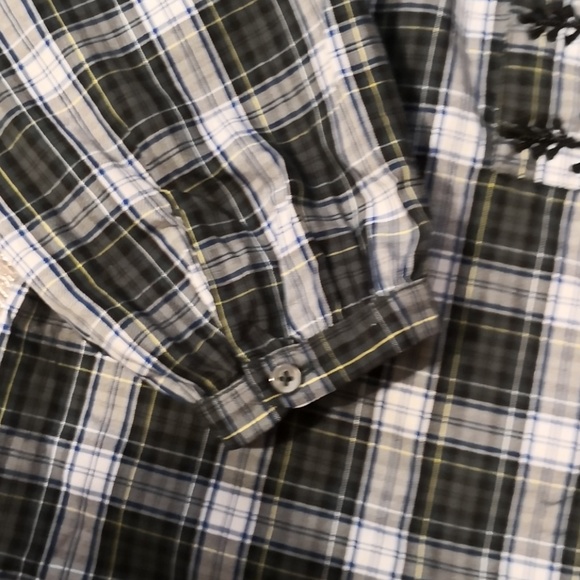 J Crew Embellished Plaid Button Down - Picture 4 of 5